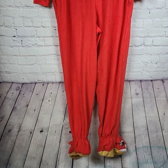 Nick & Nora Red Fox Fleece Footed Onesie Pajamas Women’s Cozy Winter Sleepwear - Picture 10 of 10